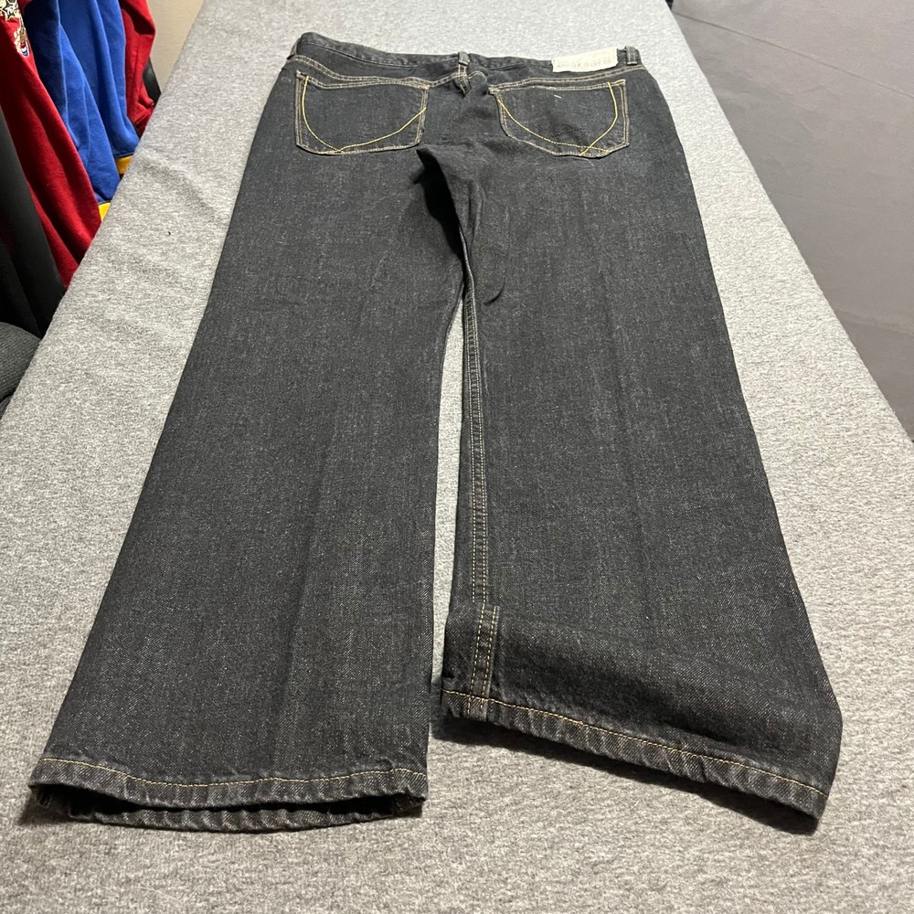 Nautica Jeans Co Mens Dark Wash Straight Leg Denim Jeans 38x32 9P3506E 9BW